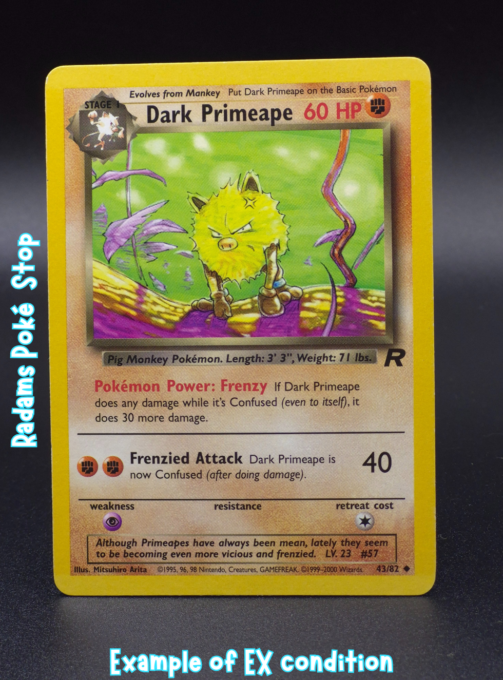 Dark Primeape #43 Uncommon Team Rocket