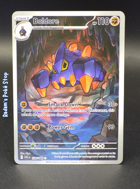 Boldore #128 White Flare Illustration Rare