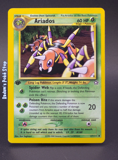 1st Ed Ariados #27 Neo Genesis
