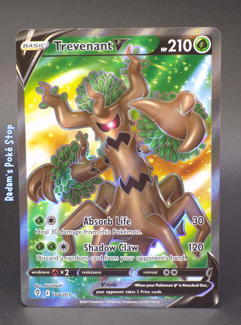 Trevenant V #168 Evolving Skies UR