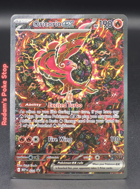 Oricorio ex #MEP024 Charizard x UPC Promo