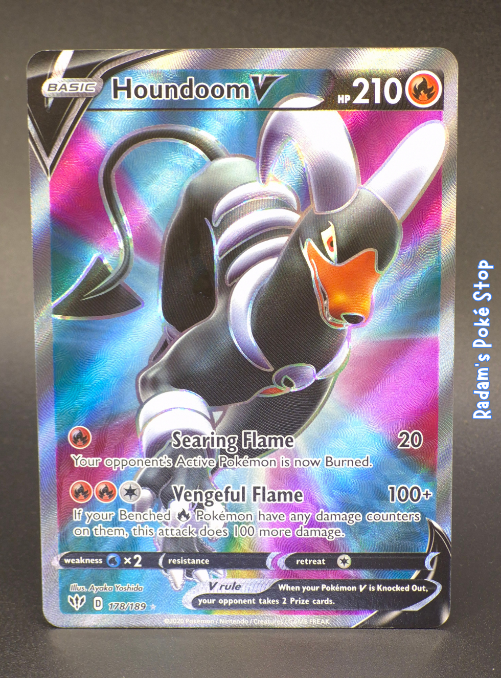 Houndoom V #178 Darkness Ablaze UR