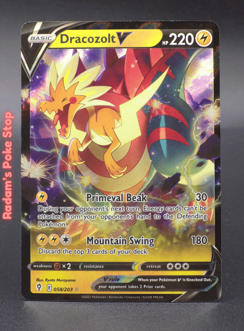 Dracozolt V #058 Evolving Skies UR