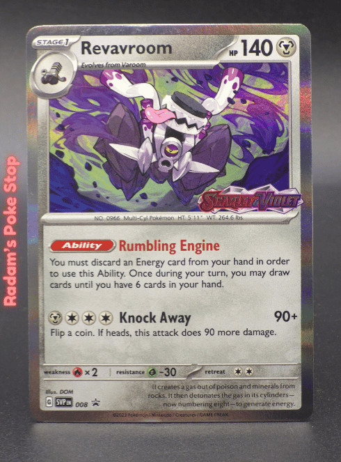 Revavroom #SVP008 Scarlet & Violet Pre Release Promo