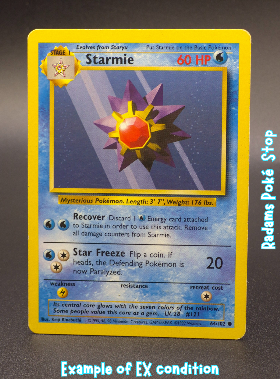 Starmie #64 common Base Set