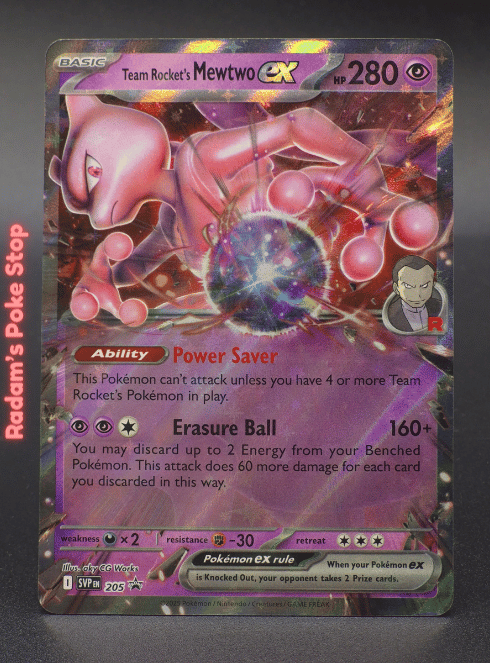 Team Rocket's Mewtwo ex #SVP205 Promo