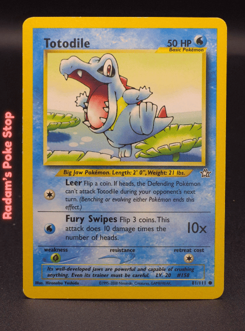 Totodile #81 Neo Genesis