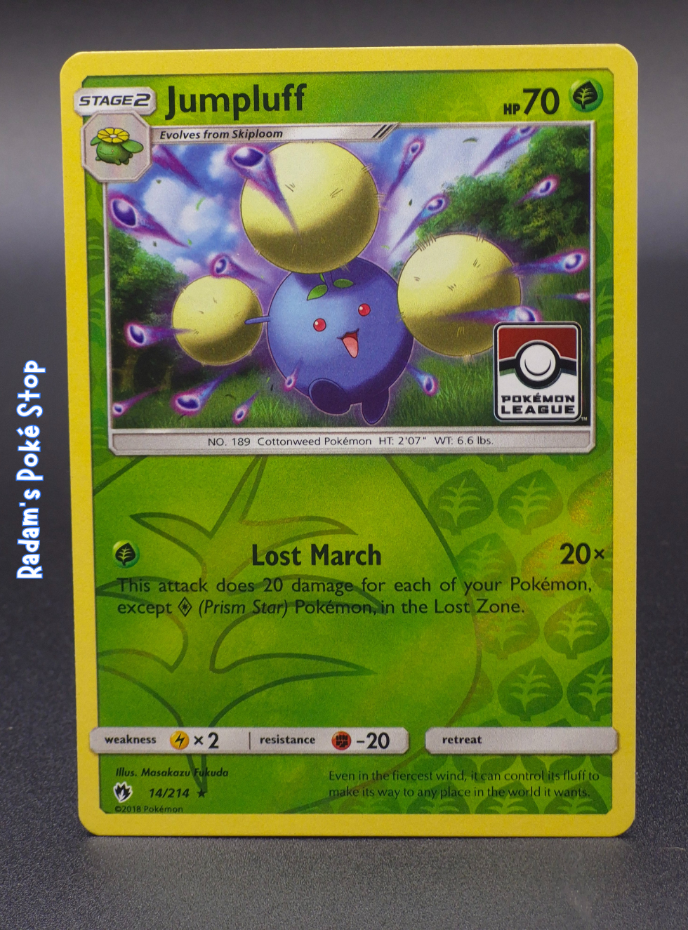 Jumpluff Pokemon League Promo