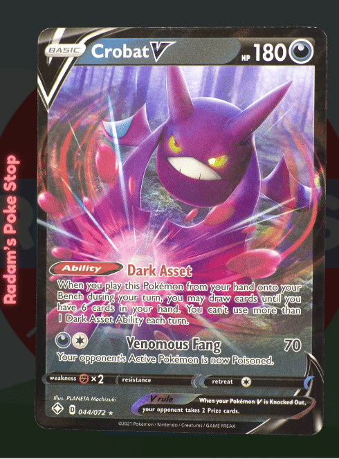 Crobat V #044 Shining Fates UR
