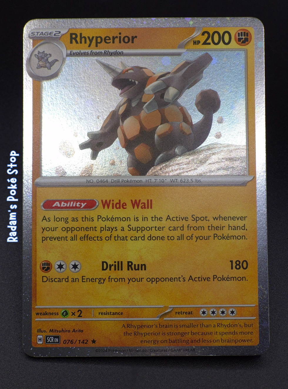 Rhyperior #76 Promo Cosmos Holo Stellar Crown