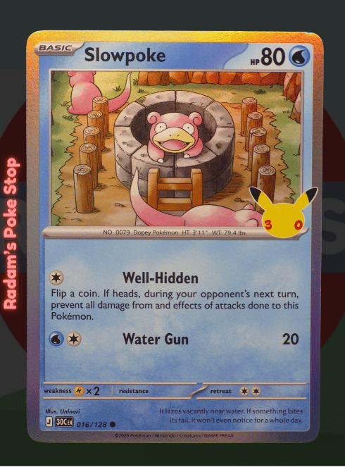 Slowpoke #016 30th Celebrations 30C