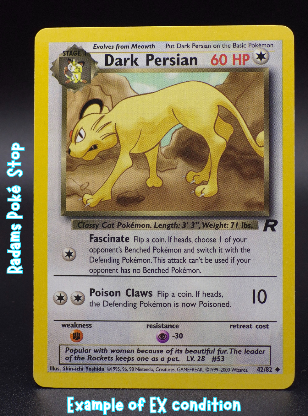 Dark Persian #42 Uncommon Team Rocket