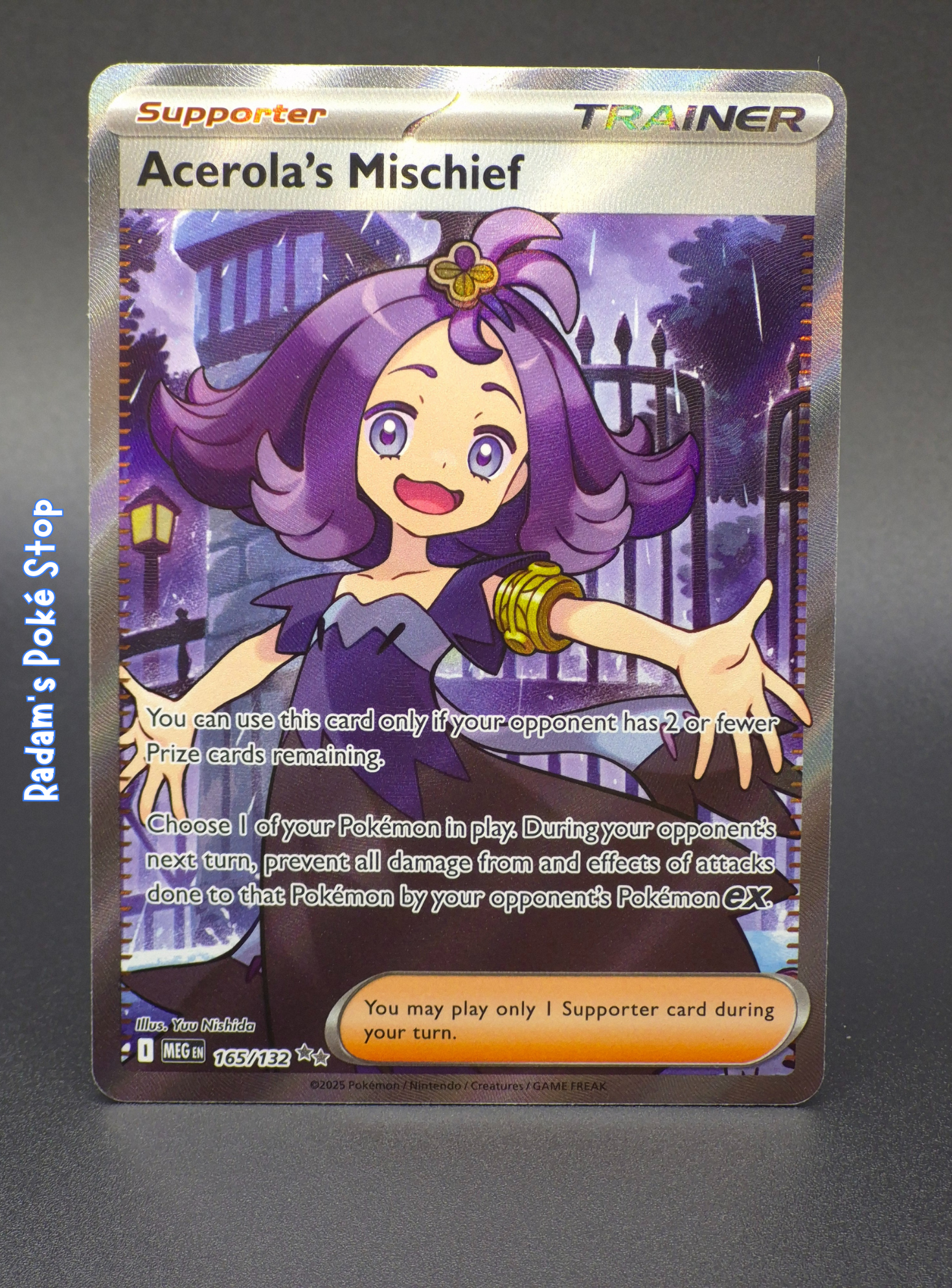 Acerola's Mischief #165 Mega Evolution UR
