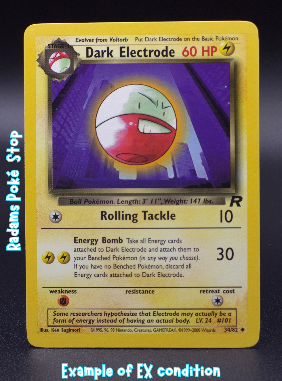 Dark Electrode #34 Uncommon Team Rocket