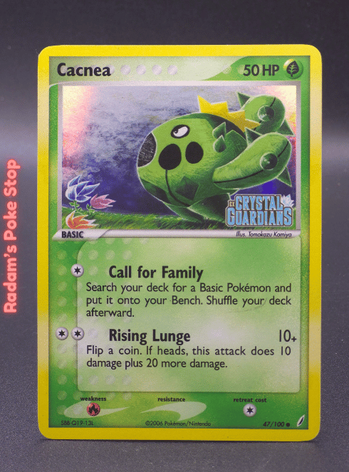 Cacnea #47 EX Crystal Guardians, Reverse Holo