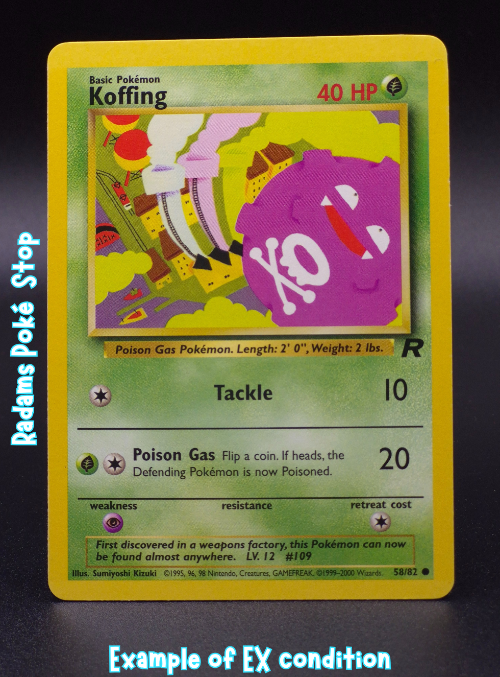 Koffing #58 common Team Rocket