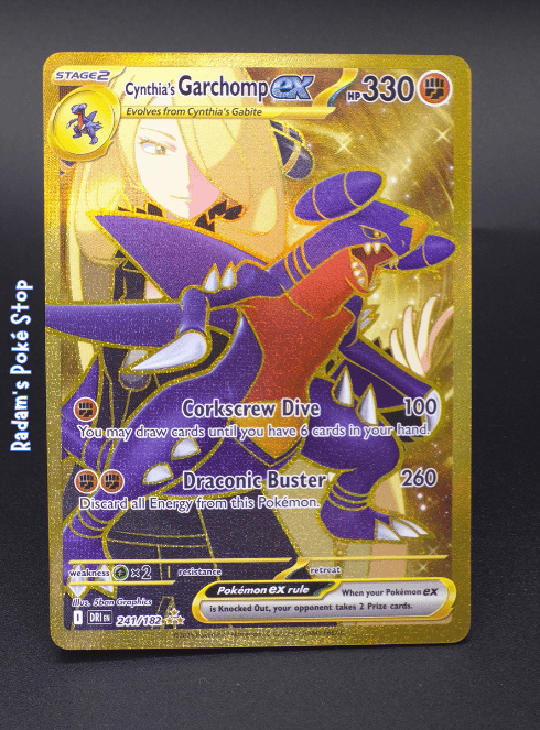 Cynthia's Carchomp ex #241 HR Destined Rivals