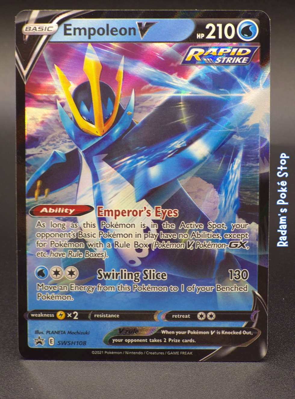 Empoleon V #SWSH108 Black Star Promo