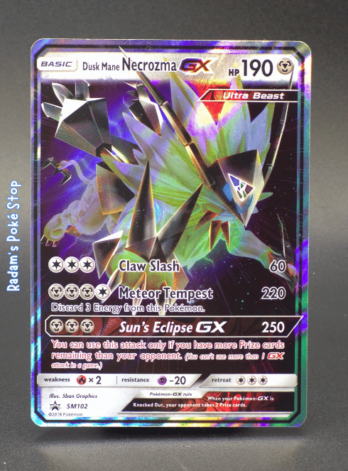 Dusk Mane Necrozma GX #SM102 Black Star Promo