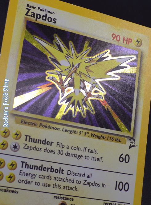 Zapdos #20 Base Set 2 Holo