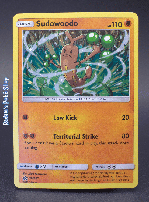 Sudowoodo #SM207 Black Star Promo