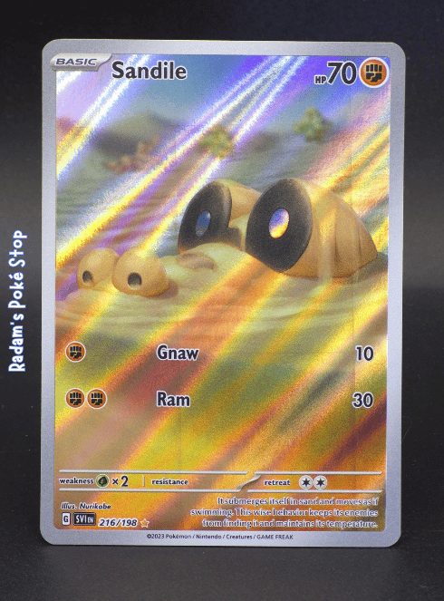 Sandile #216 Scarlet & Violet Base IR
