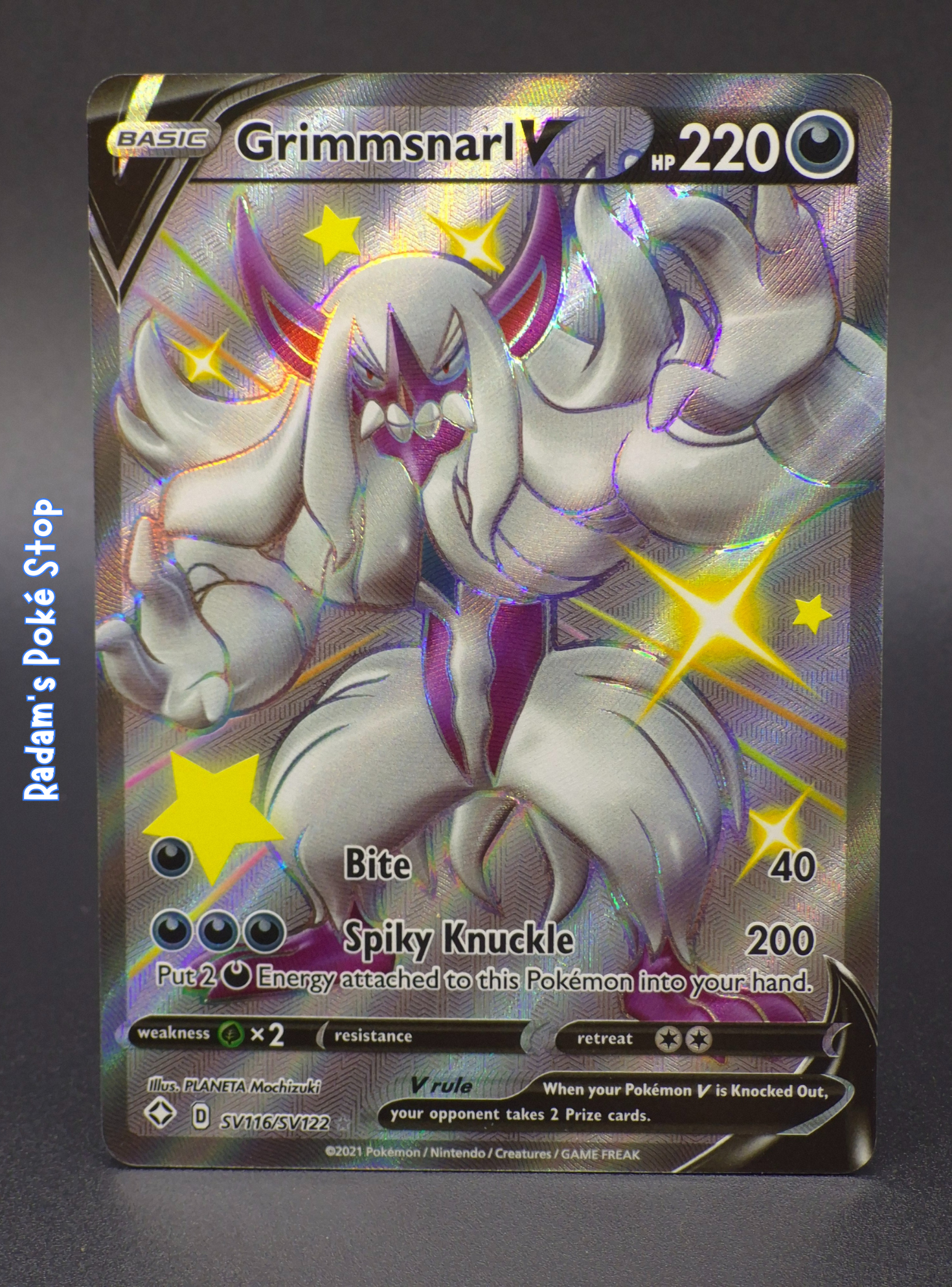 Grimmsnarl V#SV116 Shining Fates SV