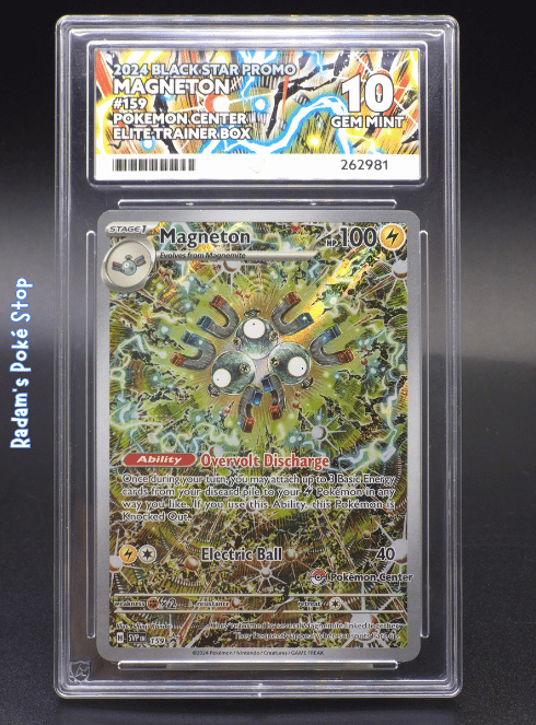 ACE 10 Magneton Pokemon Center Stamped #159 Surging Sparks