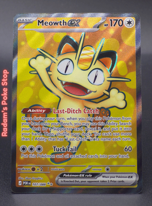 Meowth ex #107 Perfect Order UR