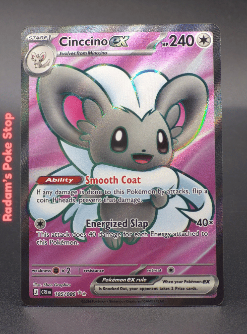 Cinccino ex #105 CRI Chaos Rising UR