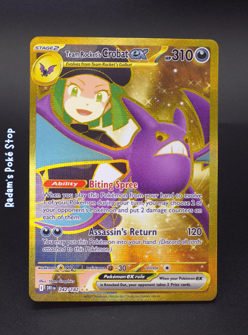 Team Rocket's Crobat ex #242 HR Destined Rivals