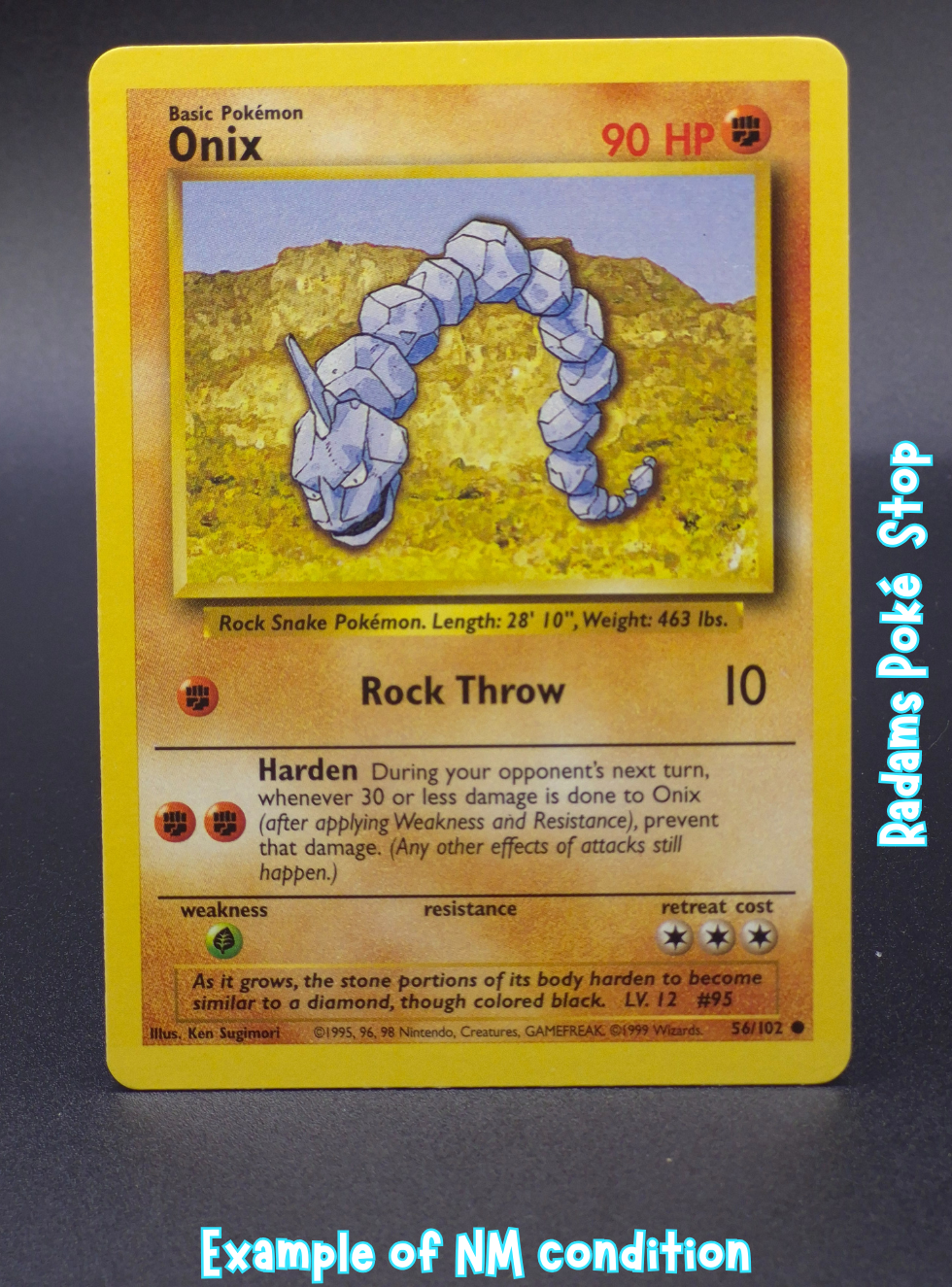 Onix #56 common Base Set