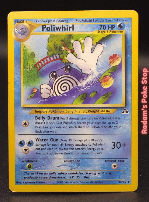 Poliwhirl #44 Neo Discovery