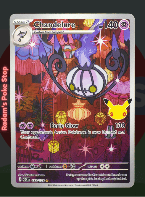 Chandelure #137 30th Celebrations 30C