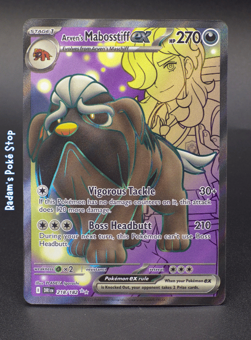 Arven's Mabosstiff ex #218 UR Destined Rivals