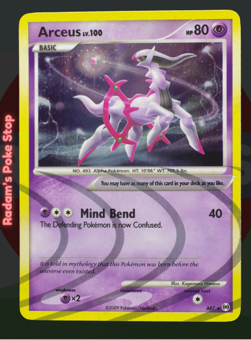 Arceus Lv. 100 Holo #AR7 Platinum - Arceus Expansion