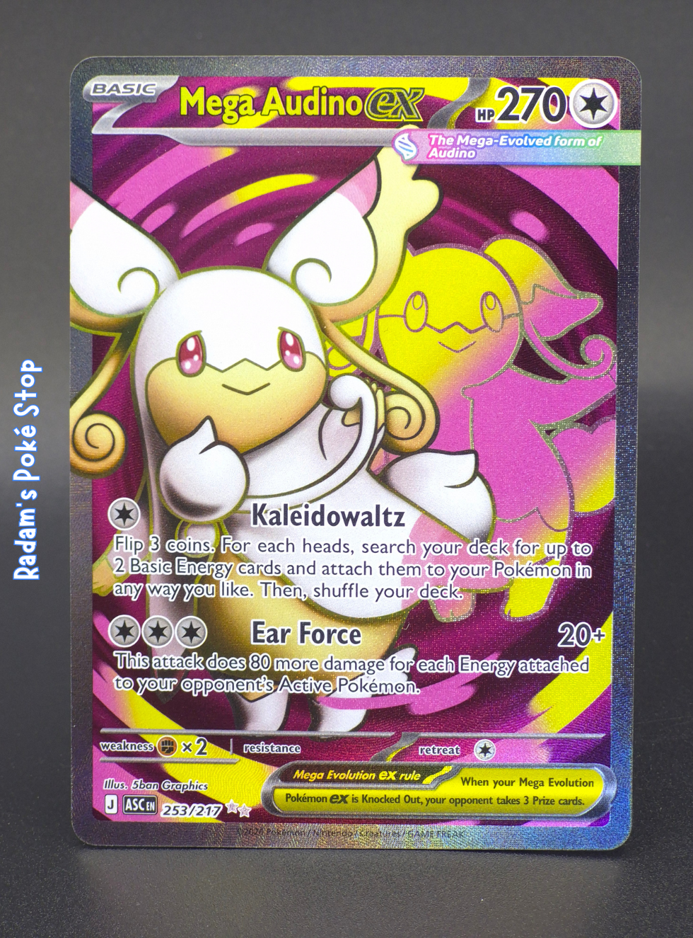 Mega Audino ex #253 UR Ascended Heroes