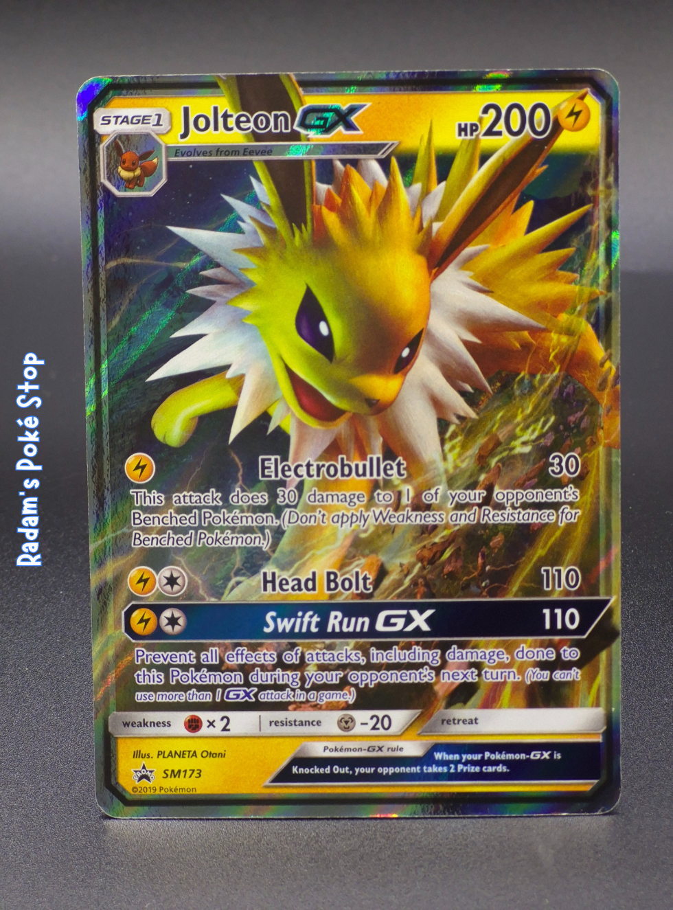 Jolteon GX #SM173 Black Star Promo