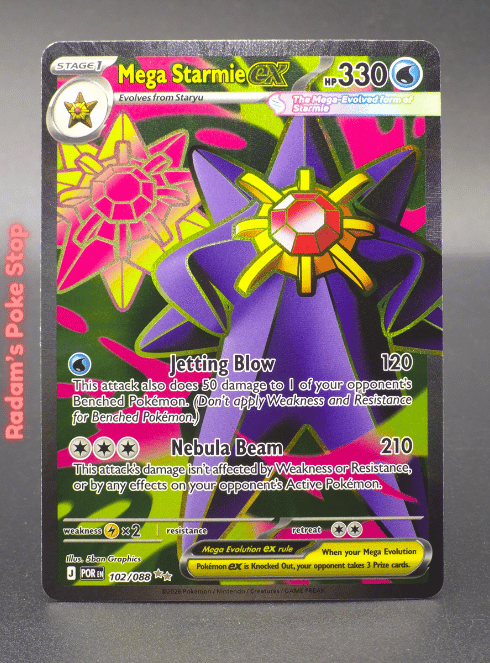 Mega Starmie ex #102 Perfect Order UR