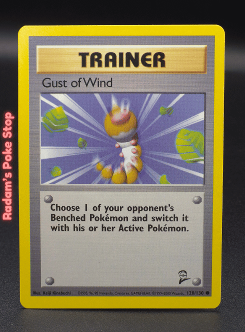 Gust of Wind #120 Rare Base Set 2