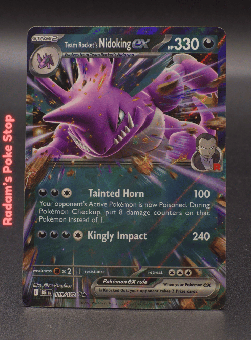 Team Rocket's Nidoking ex #119 DR Destined Rivals