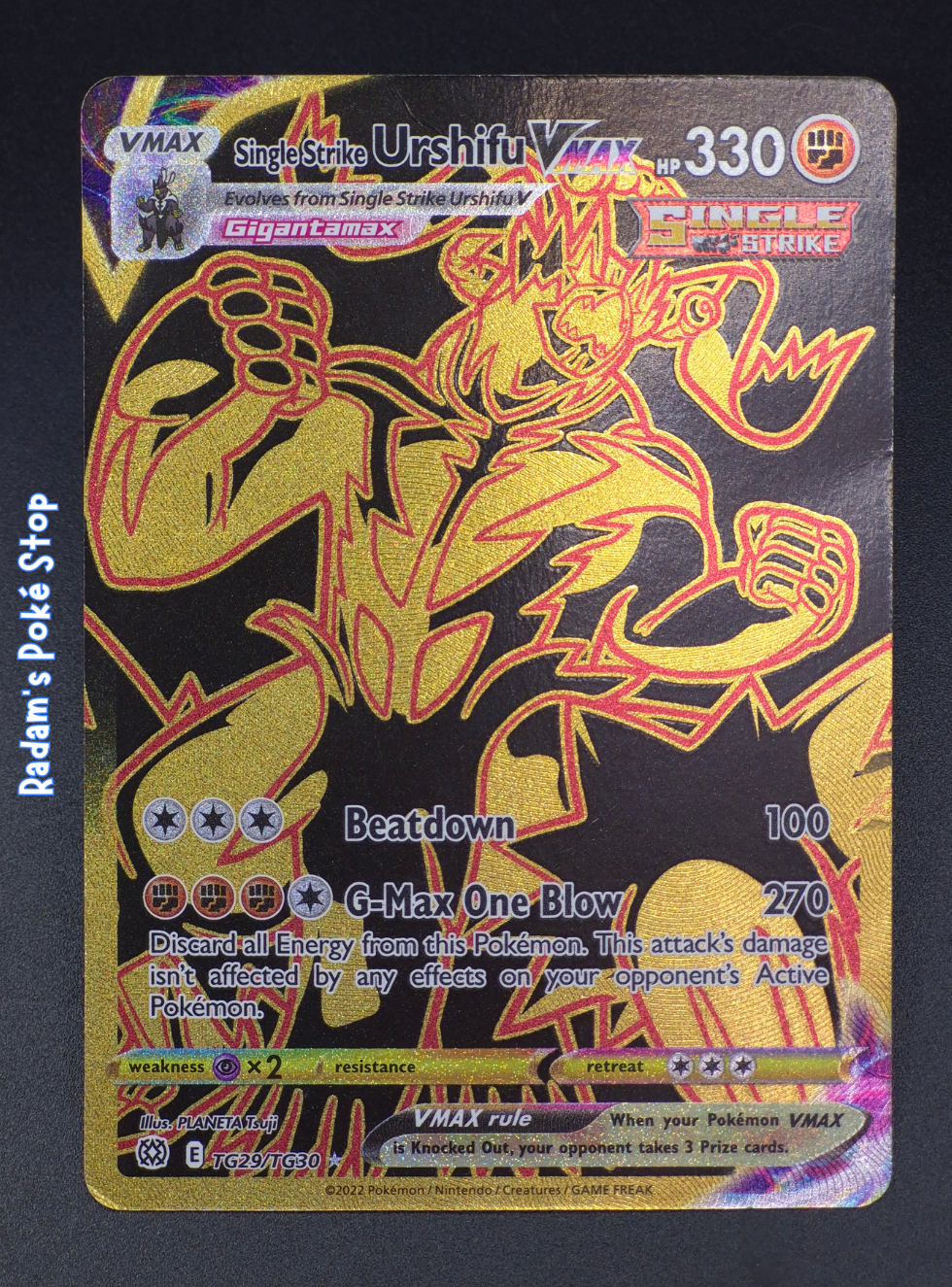 Single Strike Urshifu Vmax  #TG29 Brilliant Stars