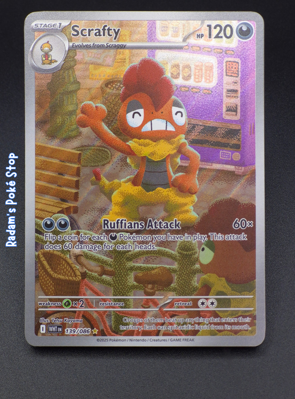 Scrafty #139 IR White Flare