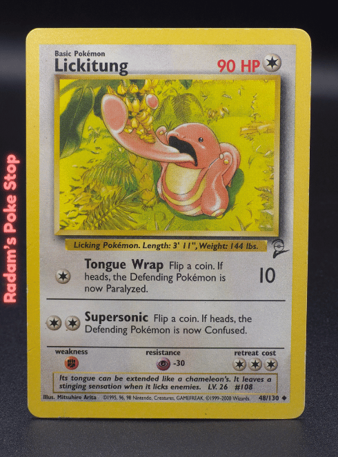 Lickitung #48 Rare Base Set 2