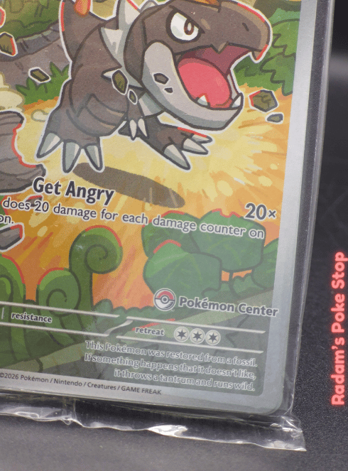 Tyrunt #MEP070 Pokemon Center  Stamped Promo POR & non stamped sealed.