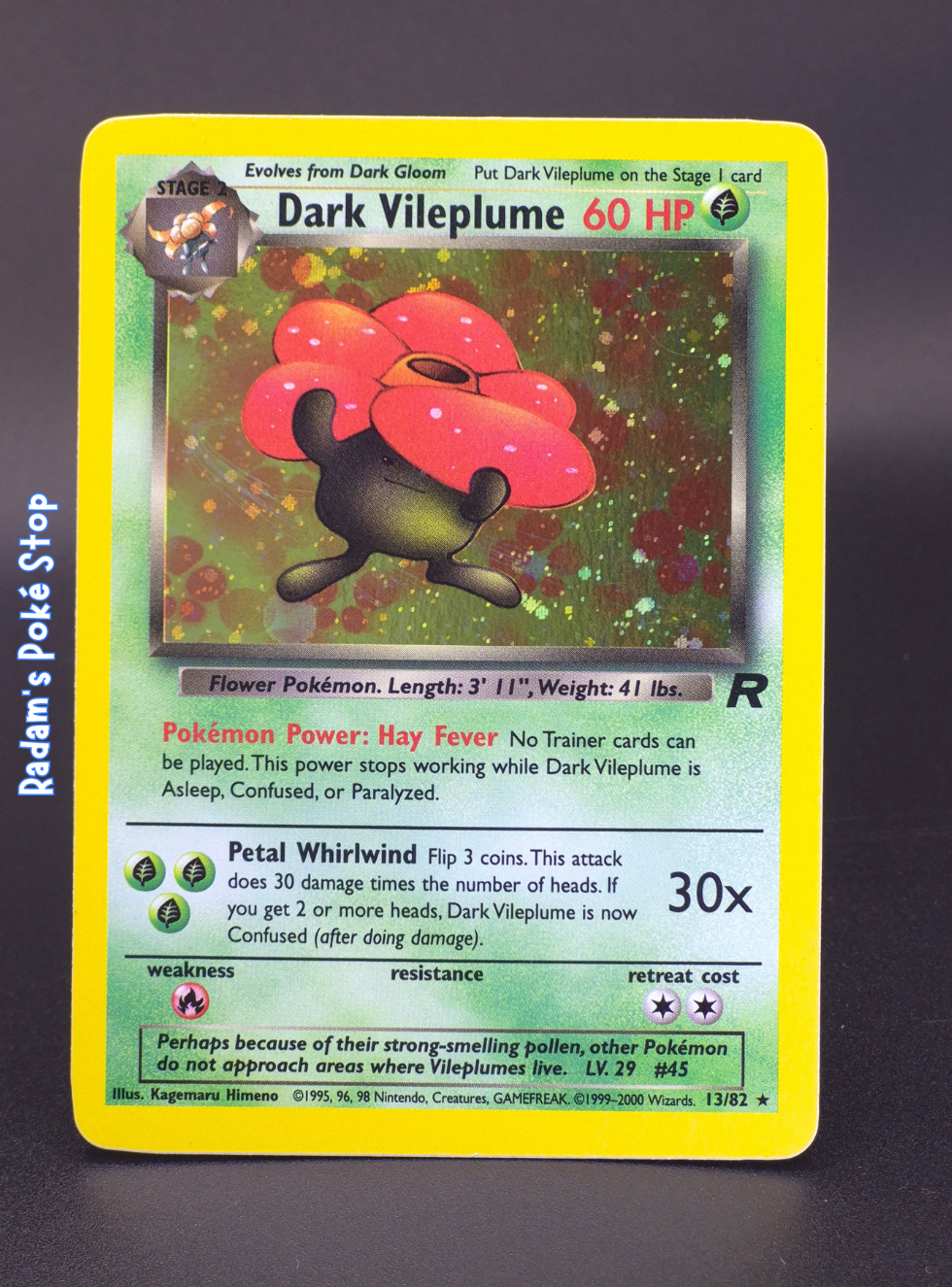 Dark Vileplume #13 Holo Team Rocket