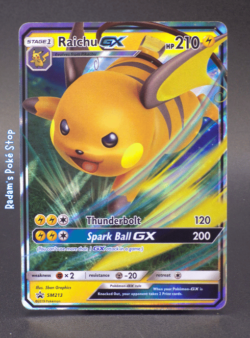 Raichu GX #SM213 Black Star Promo