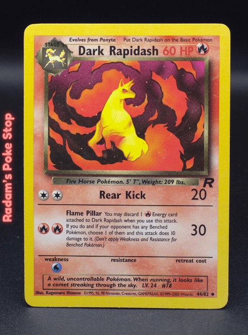 Dark Rapidash #44 Team Rocket