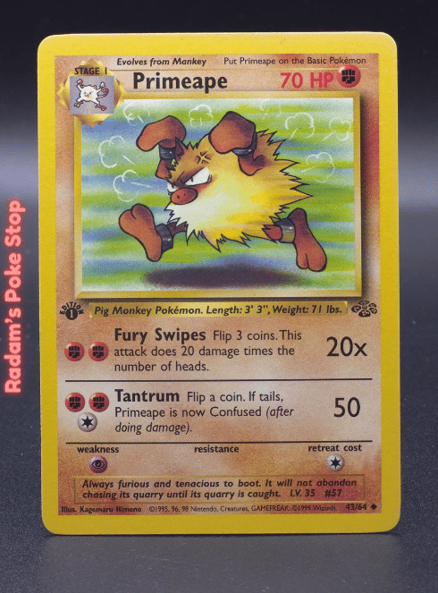 1st edition Primeape #43 Jungle