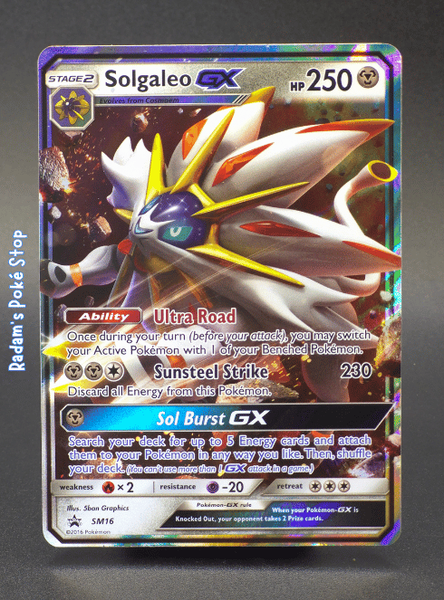 Solgaleo GX #SM16 Black Star Promo